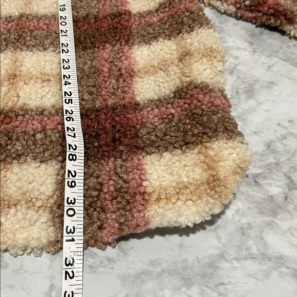 STEVEN MADDEN WOMENS FAUX SHEARLING PLAID SHACKET JACKETS PLAID SZ XL - Picture 12 of 13